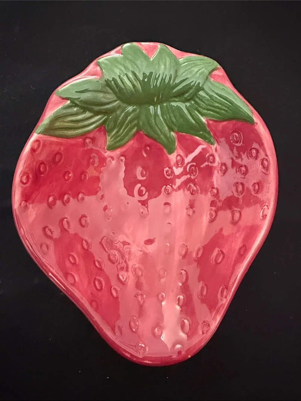 Vintage Hausenware Ceramic Plate Strawberry Shortcake Gift Set